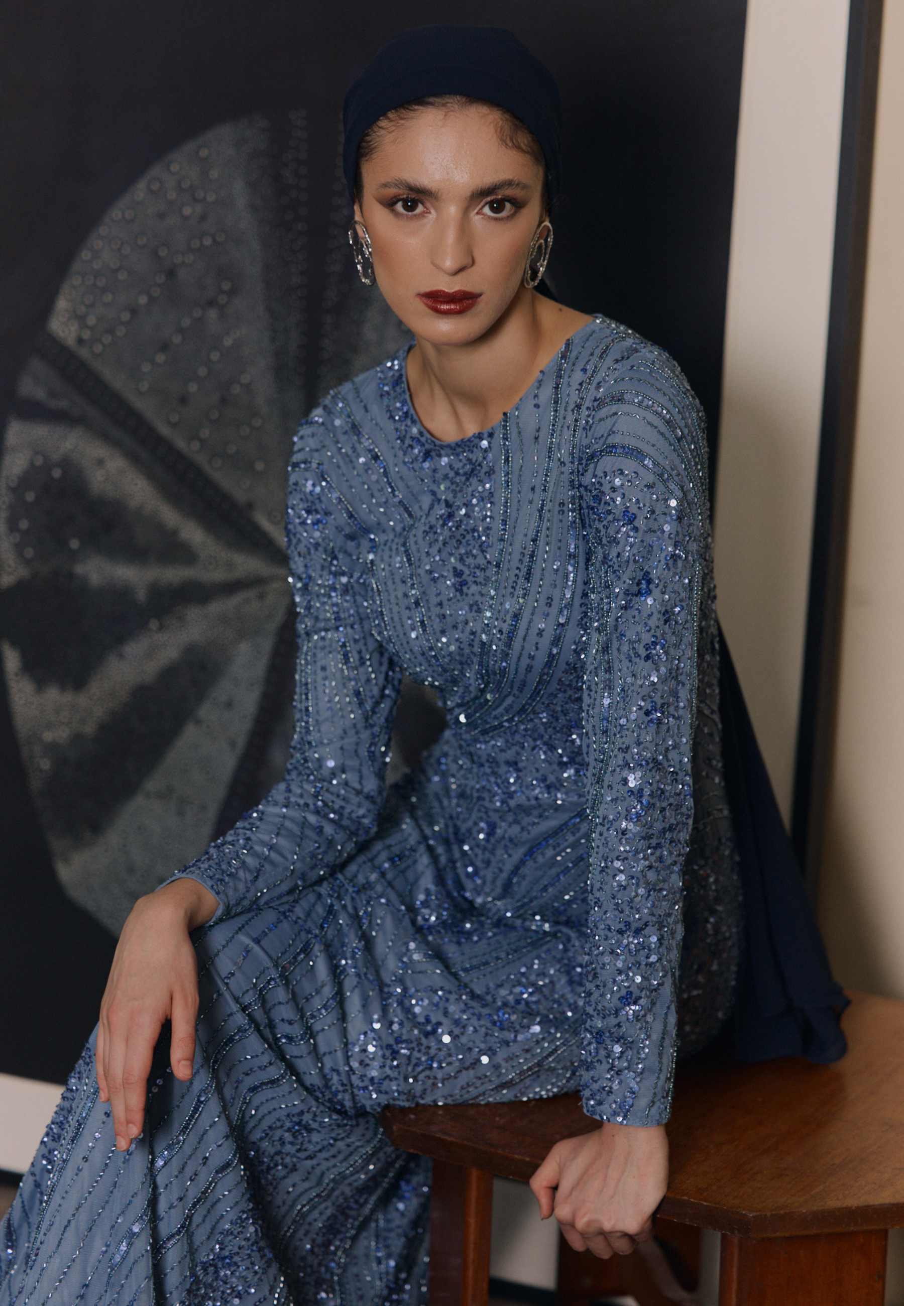 Treva Embellished Sequin Maxi Dress | MTZ260901 Beauut Treva Embellished Sequin Maxi Dress | MTZ260901 Beauut