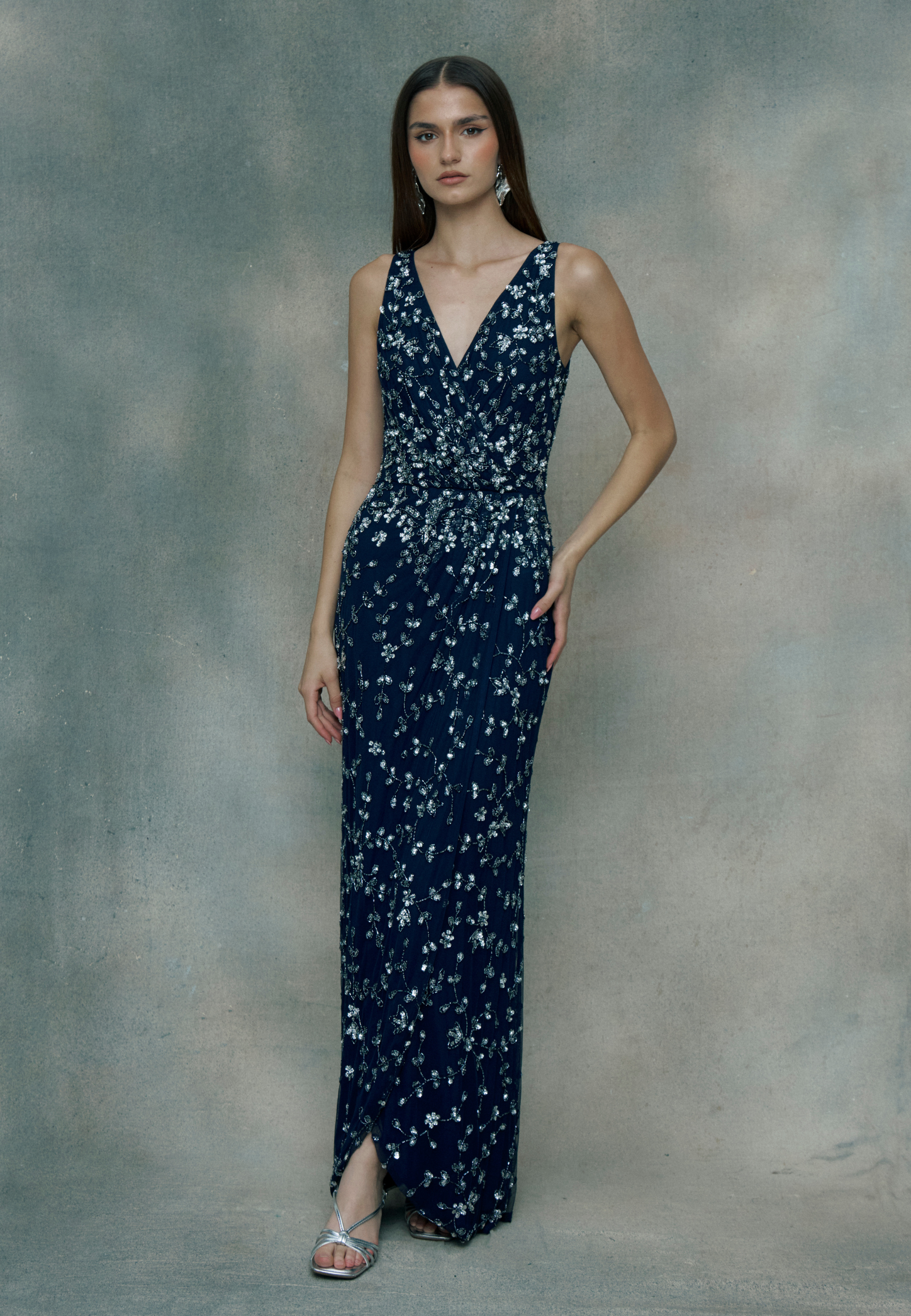 Zelie Embellished Sequin Maxi Dress | BTZ250711 Beauut Zelie Embellished Sequin Maxi Dress | BTZ250711 Beauut