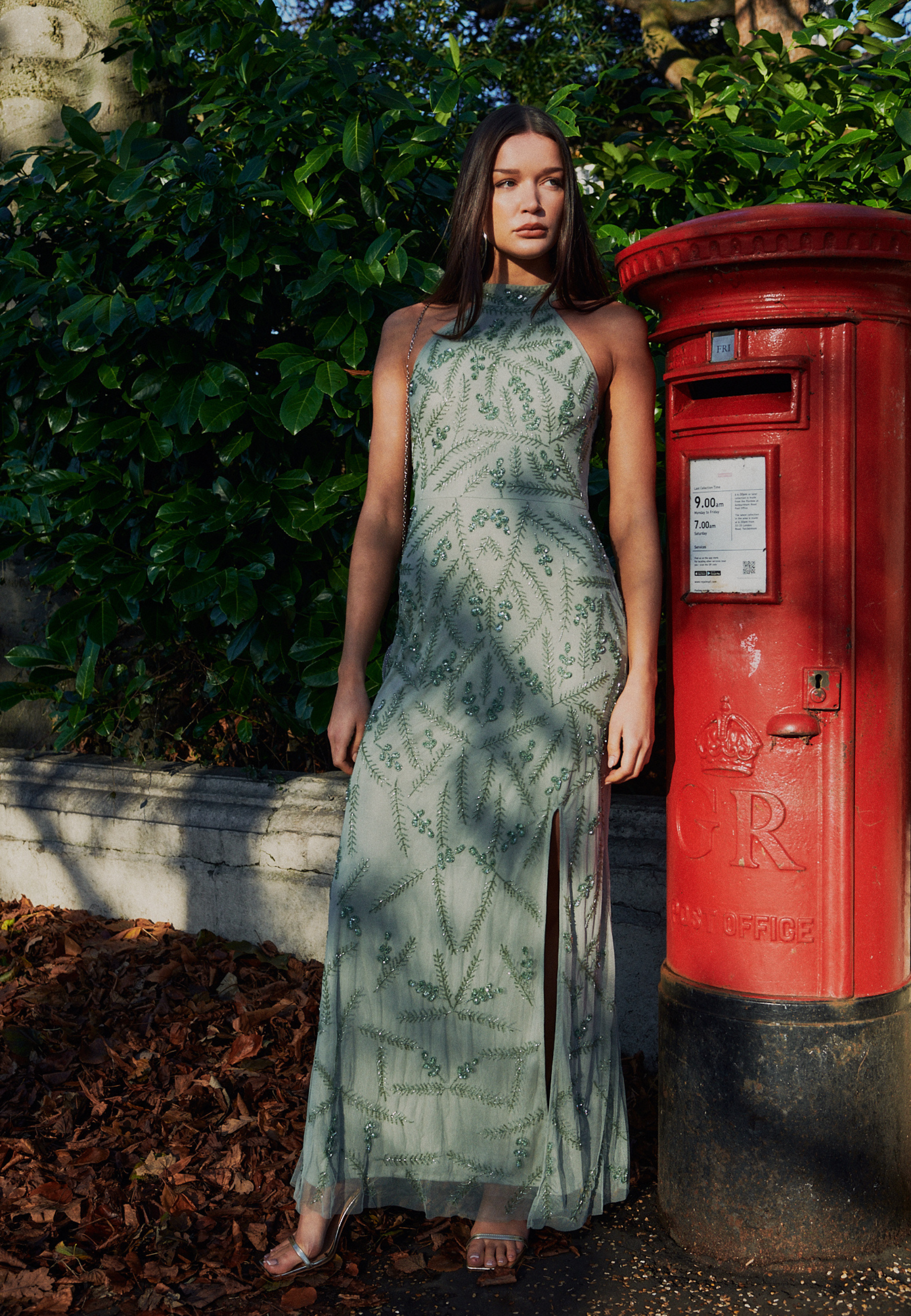 Olive Embellished Sequin Maxi Dress | BTZ250105 Beauut Olive Embellished Sequin Maxi Dress | BTZ250105 Beauut