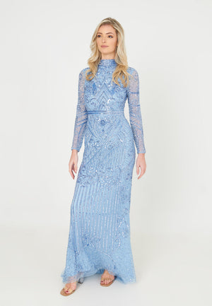 
                  
                    FARAH EMBELLISHED SEQUINS MAXI DRESS
                  
                