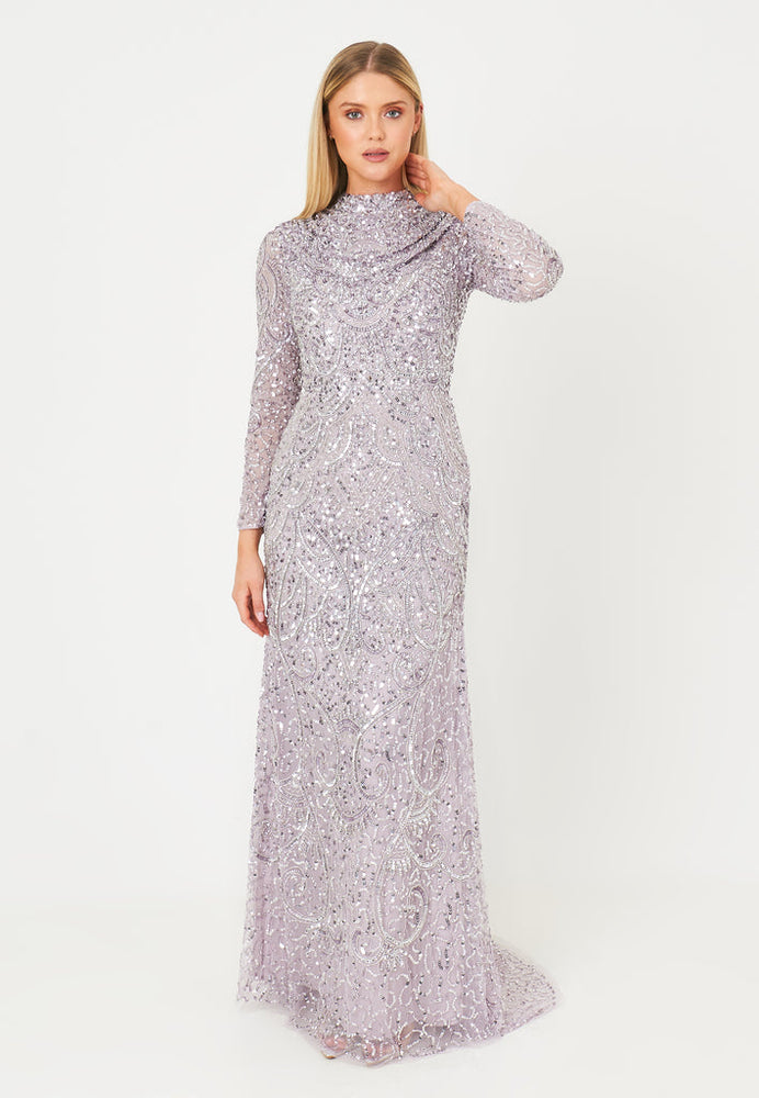 
                  
                    AMNA MODEST EMBELLISHED SEQUINS MAXI DRESS FRONT 1
                  
                