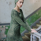 Ziya Embellished Sequin Maxi Dress | MTZ250803