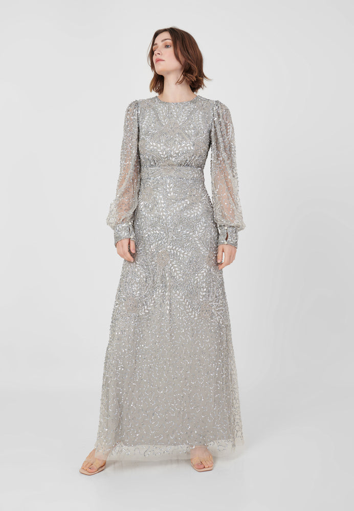
                  
                    Amirah Embellished Sequin Maxi Dress
                  
                