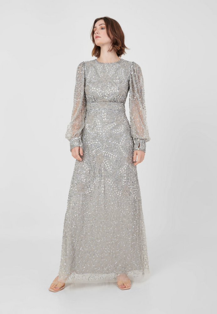 
                  
                    AMIRAH MODEST EMBELLISHED SEQUIN MAXI DRESS | M230904
                  
                