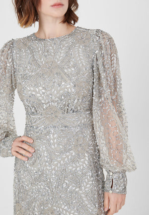 
                  
                    AMIRAH EMBELLISHED SEQUIN MAXI DRESS CLOSEUP
                  
                