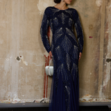 Elle Modest Embellished Sequin Maxi Dress | MTZ250714