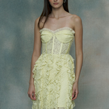 Chanel Lace Frill Maxi Dress | BTZ25418