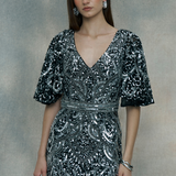 Evonne Embellished Sequin Maxi Dress | BTZ250807