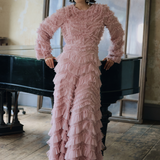 Zaina Modest Ruffle Maxi Dress | MTZ250124