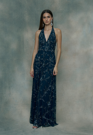 OMA MODEST CHIFFON MAXI DRESS MTZ240305 Beauut