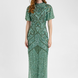 Carina Embellished Sequin Maxi Dress | BTZ250809