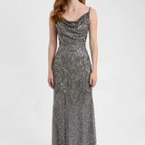 Lina Embellished Sequin Maxi Dress | BTZ250810