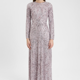 Liya Modest Embellished Sequin Maxi Dress | MTZ250102