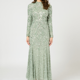 Senia  Modest Embellished Sequin Maxi Dress | MTZ250418