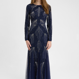 Elle Modest Embellished Sequin Maxi Dress | MTZ250714