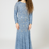 Ruya Modest Embellished Sequin Maxi Dress | MTZ250411