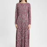 Sezen Embellished Sequin Maxi Dress | MTZ250812