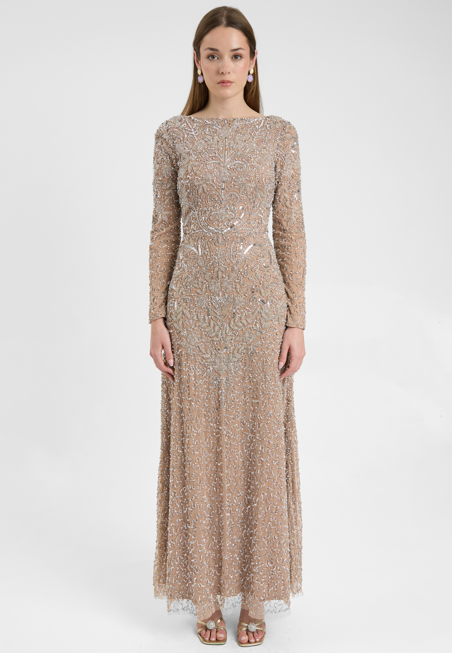 Raisa Modest Embellished Sequin Maxi Dress | MTZ250415 Beauut Raisa Modest Embellished Sequin Maxi Dress | MTZ250415 Beauut