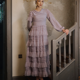 Luna Modest Ruffle Maxi Dress | MTZ250121