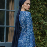 Aliye Embellished Sequin Maxi Dress | MTZ250805