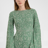 Eliza Modest Embellished Sequin Maxi Dress | MTZ250702