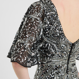 Evonne Embellished Sequin Maxi Dress | BTZ250807