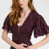 Agnes Embellished Sequin Maxi Dress | BTZ250806