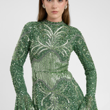 Nysia Modest Sequin Maxi Dress | MTZ260903