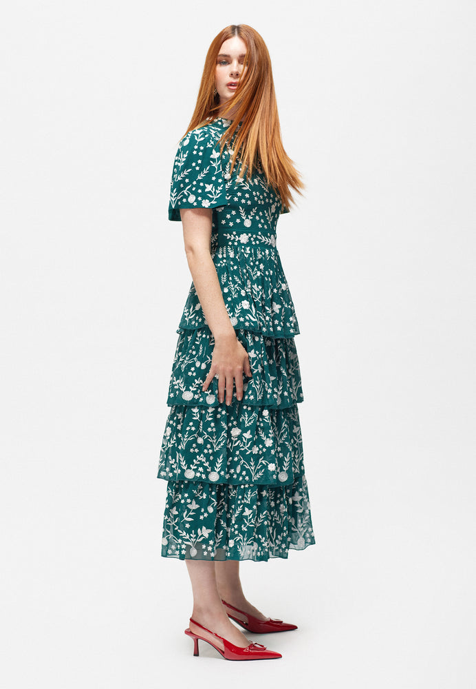 
                  
                    SCARLETT MIDI EMBROIDERY DRESS| Z240407
                  
                