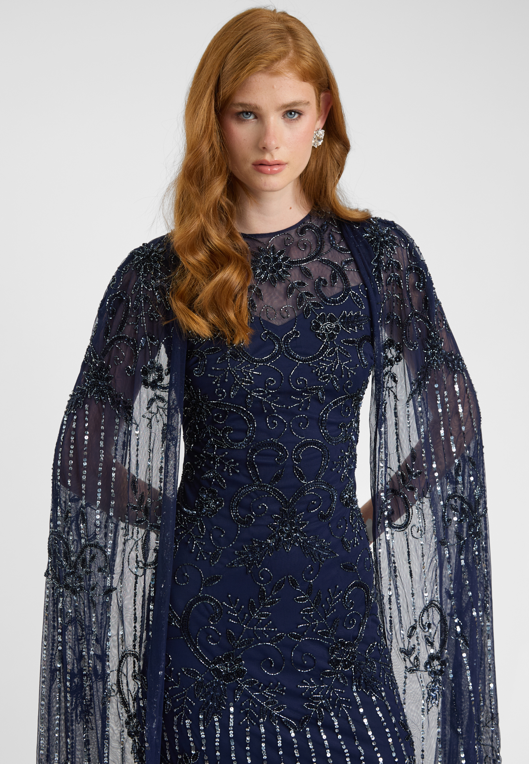 Alba Embellished Sequin Maxi Dress | BTZ250802