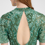 Carina Embellished Sequin Maxi Dress | BTZ250809