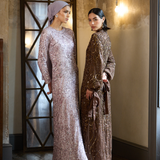 Liya Modest Embellished Sequin Maxi Dress | MTZ250102