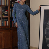 Treva Embellished Sequin Maxi Dress | MTZ260901