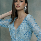 Ayris Embellished Sequin Maxi Dress | BTZ250713