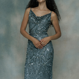 Lina Embellished Sequin Maxi Dress | BTZ250810