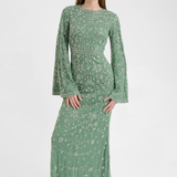 Eliza Modest Embellished Sequin Maxi Dress | MTZ250702