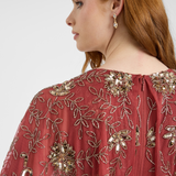 Kacy Embellished Sequin Maxi Dress | BTZ250708