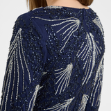 Elle Modest Embellished Sequin Maxi Dress | MTZ250714