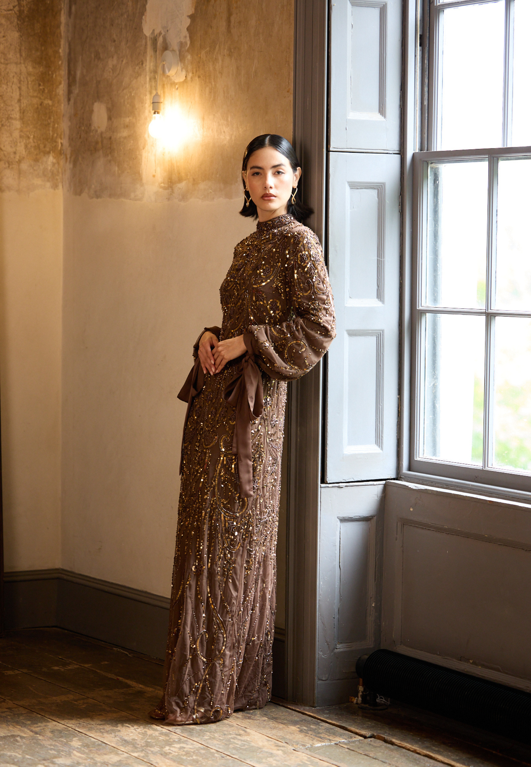 Nayal Modest Embellished Sequin Maxi Dress | MTZ250403 Beauut Nayal Modest Embellished Sequin Maxi Dress | MTZ250403 Beauut
