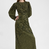 Lujen Embellished Sequin Maxi Dress | MTZ250712
