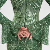 Nysia Modest Sequin Maxi Dress | MTZ260903