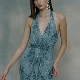 Lucie Embellished Sequin Maxi Dress | BTZ250709