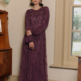 Tiana Embellished Sequin Maxi Dress | MTZ250715