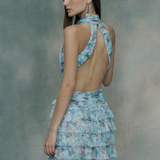 Helene Ruffle Maxi Dress | BTZ250126