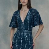 Lea Embellished Sequin Maxi Dress | BTZ250414