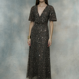 Valerie Embellished Sequin Maxi Dress | BTZ250716