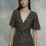 Valerie Embellished Sequin Maxi Dress | BTZ250716
