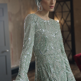 Huda Modest Embellished Sequin Maxi Dress | MTZ250810