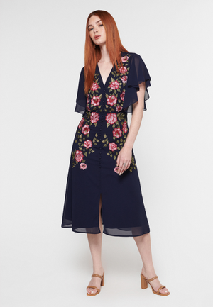 
                  
                    LUNA MIDI EMBROIDERY DRESS | BTZ240614
                  
                