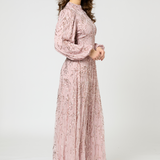 Nava Modest Embellished Sequin Maxi Dress | MTZ250303